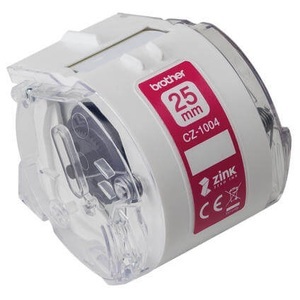 Brother, Brother Cz-1004 Farb-Endlosetikettenrolle 25mm/5m Vc-500W Etiketten, Brother Colour Paper Tape, 25mm/5m, CZ-1004