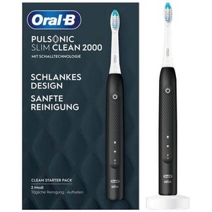 Braun, Oral-B Pulsonic Slim Clean 2000, Elektrische Zahnbürste, Oral-B Pulsonic Slim Clean 2000 Schwarz