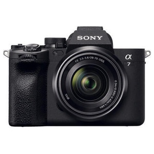 Sony, Alpha 7 IV Body + FE 28-70 mm F3.5-5.6 OSS, SONY Alpha 7 IV Body + FE 28-70 mm F3.5-5.6 OSS - Systemkamera Schwarz
