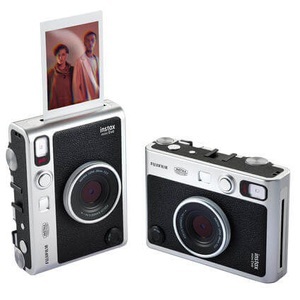 Fujifilm, FUJIFILM Instax Mini Evo - Hybrid-Sofortbildkamera Schwarz, Fujifilm Instax Mini Evo Schwarz