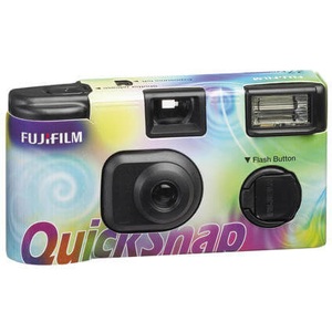 Fujifilm, Fujifilm QuickSnap ED 27 Flash Einwegkamera, Fujifilm 51163527 Quicksnap ED 27 - Einwegkamera (Schwarz)