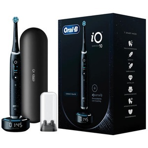 Oral-B, Oral-B iO 10 Zahnbürste schwarz, ORAL-B iO 10 - Elektrische Zahnbürste (Cosmic Schwarz)