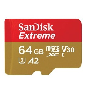 undefined, SanDisk Extreme 64 GB MicroSDXC UHS-I Klasse 10, SanDisk Extreme microSDXC-Karte 64 GB Class 10 UHS-I stoßsicher, Wasserdicht