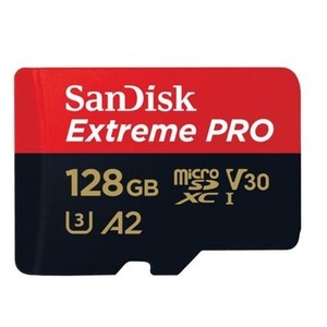 undefined, SanDisk Extreme PRO 128 GB MicroSDXC UHS-I Klasse 10, SANDISK Extreme PRO (UHS-I) - Micro-SDXC-Speicherkarte (128 GB, 200 MB/s, Rot/Schwarz)