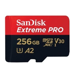 undefined, SanDisk Extreme PRO 256 GB MicroSDXC UHS-I Klasse 10, SANDISK Extreme PRO (UHS-I) - Micro-SDXC-Speicherkarte (256 GB, 200 MB/s, Rot/Schwarz)