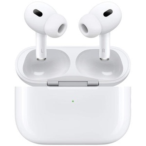 Apple, APPLE AirPods Pro (2. Generation) mit MagSafe Ladecase - True Wireless Kopfhörer (In-ear, Weiss), Apple - AirPods Pro (2. Generation) Kabelloses MagSafe Ladecase + Bluetooth Kopfhörer Headset (MQD83ZM/A) - Weiss