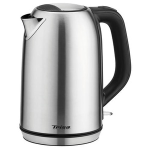 TRISA, Trisa W5575 Wasserkocher schnurlos, Überhitzungsschutz Edelstahl, Schwarz, Trisa W5575 Compact Boil Wasserkocher 1.7L