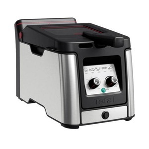 Tefal, TEFAL Clear Duo - Fritteuse (Schwarz/Silber), Moulinex FR600DCH Clear Duo Fritteuse
