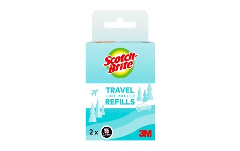 3m, 3M Kleiderroller Scotch-Brite Ersatz Travel 2 Stück, 