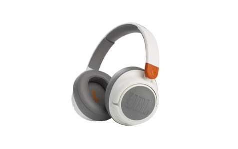 JBL, JBL - JR 460NC ANC Kinder Bluetooth 5.0 Kopfhörer On-Ear 85dB Begrenzte Lautstärke (JBLJR460NCWHT) - Weiss / Grau, JBL JR460NC - Bluetooth Kopfhörer (Over-ear, Weiss)
