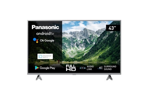 Panasonic, Panasonic TX-43LSW504S LCD-TV 109.2 cm 43 Zoll EEK F (A - G) Full HD, Smart TV, WLAN, CI+ Silber, Panasonic TV TX 43LSW504S 43