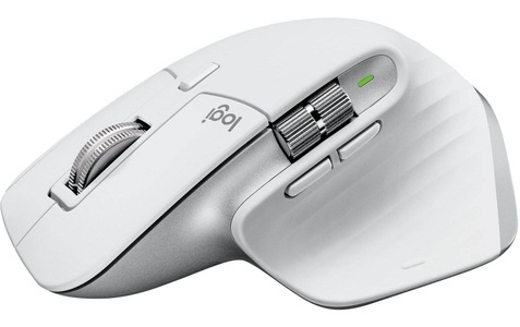 Logitech, Logitech MX Master 3S For Mac Performance Maus Kabellos Laser Hellgrau 7 Tasten 8000 dpi Darkfield Laser Tracking,, Logitech Maus MX Master 3S for Mac pale grey