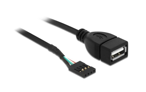 Delock, Delock USB 2.0-Kabel Pinheader - USB A 0.4 m