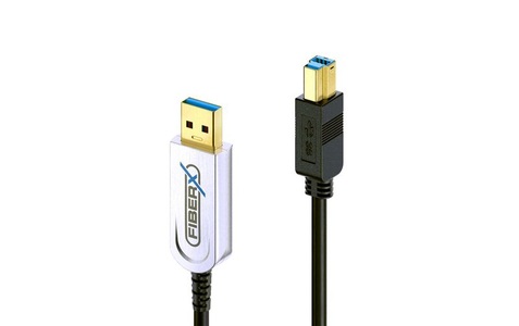 FiberX, FiberX USB 3.1-Kabel FX-I645 AOC USB A - USB B 3 m