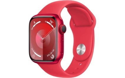 Apple, APPLE Watch Series 9 (GPS + Cellular, Alu) 41 mm - Smartwatch (M/L 150-200 mm, Fluorelastomer, (PRODUCT)RED/(PRODUCT)RED), APPLE Watch Series 9 (GPS + Cellular, Alu) 41 mm - Smartwatch (M/L 150-200 mm, Fluorelastomer, (PRODUCT)RED/(PRODUCT)RED)