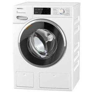 MIELE, Miele Waschturm Waschmaschine WWI 800-60 CH + Wärmepumpentrockner TWJ 600-60 CH s WhiteEdition, Miele WWI 800-60 CH Waschmaschine rechts