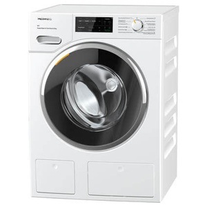 MIELE, Miele Waschturm Waschmaschine WWI 800-60 CH + Wärmepumpentrockner TWJ 600-60 CH s WhiteEdition, Miele Waschmaschine WWI 800-60 CH WhiteEdition, 9 kg Schontrommel, CapDosing, TwinDos, SoftSteam - Blendenausführung 5° geneigt, A+++