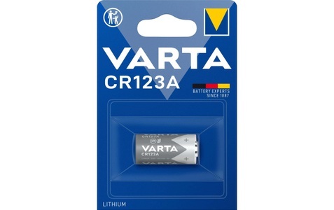 Varta, Varta Lithium - Batterie (Silber/Blau), VARTA Lithium Batterie CR123A, 1600 mAh, 3 V