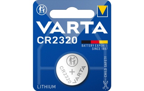 Varta, Lithium Knopfzelle CR2320 - 1 Stück, Varta Knopfzelle CR2320 1 Stück