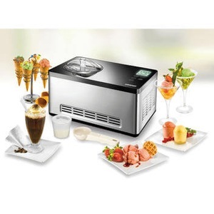 Bamix Unold, Unold Gusto 48845 Eismaschine, Unold Glacemaschine Gusto 2 l, Silber Grau