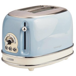 Ariete, Ariete 155-BL Toaster blau, Ariete, HOME & LIVING, Brot Toaster *Vintage Line* 2 Schlitz, Produkte & Wohnen, Household & Kitchen, Küchenkleingeräte, Toaster