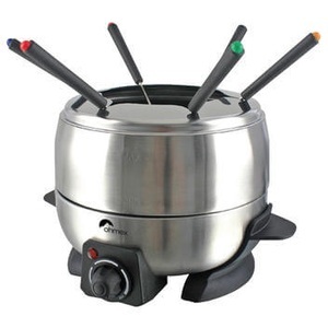 Ohmex, Ohmex Fnd-100S - Käsefondue Set (Edelstahl), Multifondue Rechaud 6 Personen OHMEX OHM-FND-1000S