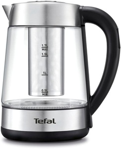 Tefal, Tefal - 2-in-1-Wasserkocher und Teezubereiter BJ750DCH - Tefal 2-in-1-Wasserkocher und Teezubereiter BJ750DCH, Tefal Kettle BJ750D Teekocher