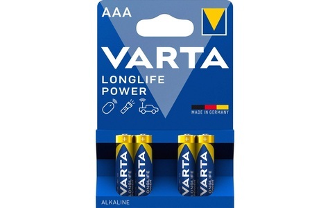 Varta, Varta AAA Micro Alk/man 1.5V 4Pcs - Batterien (Blau/Silber), Varta AAA 1.5V 4-er