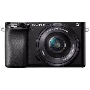 Sony, Sony Fotokamera Alpha 6100 KIT, SONY Alpha 6100 Body + E PZ 16-50 mm F3.5-5.6 OSS - Systemkamera Schwarz