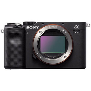 Sony, SONY Alpha 7C Body - Systemkamera (Fotoauflösung: 24.2 MP) Schwarz, Sony Fotokamera Alpha 7C Body Schwarz/Schwarz