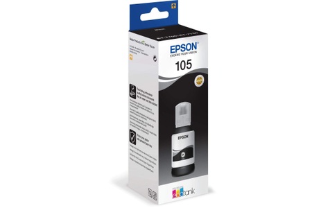 Epson, Original Tintenbehälter schwarz Epson E105, T00Q140, Epson 105 Original Tintenpatrone C13T00Q140 Schwarz