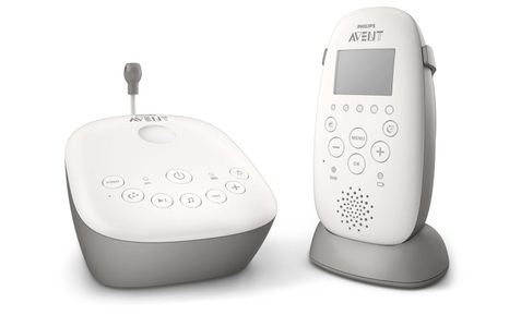 Philips, Philips Avent Smart-Eco mit Sternenhimmel-Projektor Scd733/26 Babyphone, PHILIPS AVENT Avent DECT SCD 733/26 - Babyphone (Weiss)