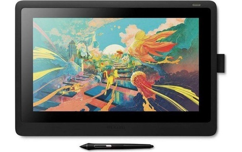 Wacom, Wacom Stift-Display Cintiq 16 FHD Grafiktablet, WACOM - Wacom Cintiq 16 Grafiktablett Schwarz 5080 lpi 344,16 x 193,59 mm,