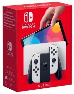 Nintendo, Switch (OLED-Modell) - Spielekonsole - Weiss/Schwarz, Nintendo Switch (OLED-Modell) Weiss Nintendo Switch HW