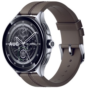 xiaomi, XIAOMI Watch 2 Pro 4G (LTE) - Smartwatch (135-205 mm, Leder, Silber/Braun), Xiaomi Watch 2 Pro 4G LTE Silber Activity Tracker ? Xiaomi Smartwatch/Xiaomi Watch