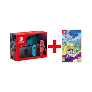 Nintendo, Switch (2019) - Spielekonsole - Neon-Rot/Neon-Blau, NINTENDO Switch Spielekonsole, Neon Rot/Neon Blau