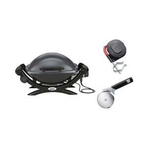 Weber, Weber Q 1400 Dark Grey Grill, Weber Elektro-Standgrill »Q 1400 Dark Grey«, 2200 W