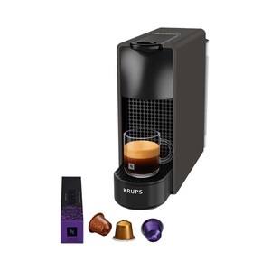 Krups, Nespresso Essenza Mini Kaffeemaschine von Krups Matt Anthrazit, Krups Essenza Mini Matt Anthrazit Kapselmaschine ? Nespresso Maschine Original