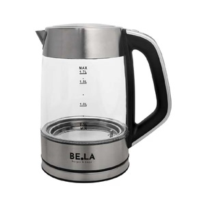 Berger & Lanz, Berger Lanz - Wasserkocher, 1.7l, Berger & Lanz Wasserkocher 1.7L Glas/Silber