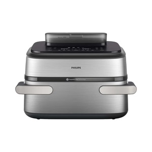 Philips, Philips NA565/92 Steam Airfryer Megabasket 9.5 L Schwarz / Silber, PHILIPS NA565/92 Steam Airfryer Megabasket