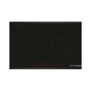 Bosch, Bosch Pxe875Dc1E - Kochfelder / Kochstellen (Schwarz), Bosch Serie 8, Induktionskochfeld, 80 cm, Schwarz, Mit Rahmen aufliegend, PXE875DC1E