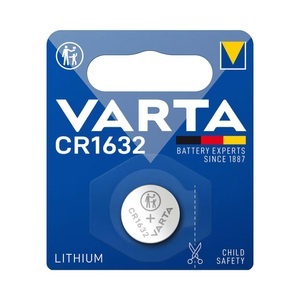 Varta, Lithium Knopfzelle CR1632 - 1 Stück, Varta Knopfzelle CR1632 1 Stück