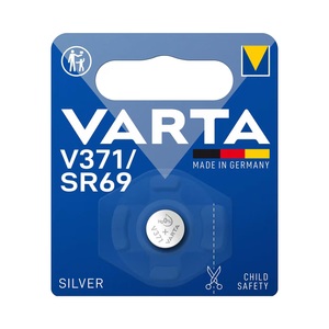 Varta, Varta V371 - Knopfbatterien (Silber), VARTA Knopfzelle 371101401 Watch V371 1er-Blister