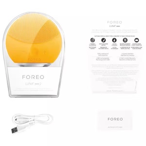 Foreo, FOREO LUNA Mini 2 Gesichtsreinigungsbürste, Foreo Luna mini 2 gelb Gesichtspflegegerät ? Gesichtsreinigungsgerät/Hautpflege