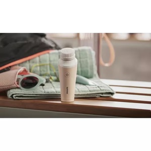 Philips, Philips VisaPure Mini-Gesichtsreinigungsbürste Bsc111/06 - Gesichtsreinigungsbürste (Weiss/Rosa), 