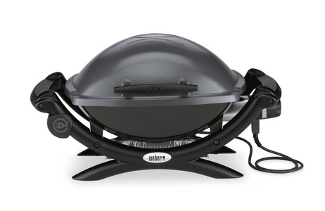 Weber, Weber Q 1400 Dark Grey Grill, Weber Elektro-Standgrill »Q 1400 Dark Grey«, 2200 W