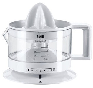 Braun, Braun Tributecollection Cj3000 Zitruspresse - Zitruspresse (Weiss), Braun TributeCollection CJ3000 Saftpresse
