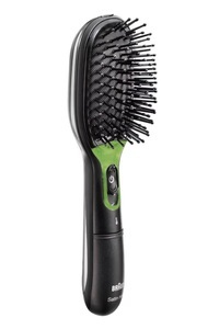 Braun, Braun Satin Hair 7 Brush BR 710 Haarbürste, Braun Satin Hair 7 BR710  Bürste mit IONTEC ? Glätteisen/Haarglätter ? Schwarz