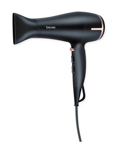 BEURER, Beurer HC 60 Eco Haartrockner, BEURER HC 60 - Haartrockner (Schwarz/Rosegold)