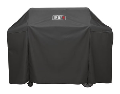 Weber, Abdeckhaube GENESIS II E-410, Weber, Weber Grill Grillabdeckhaube , Zubehör , Schwarz , Kunststoff , 63.5x113x165 cm , UV-beständig, wasserdicht , 002200001701